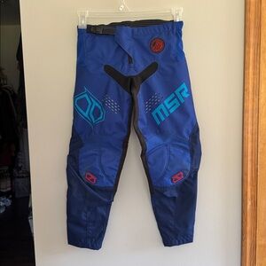 MSR Blue and Red Pant YXL Moto dirtbike MTB